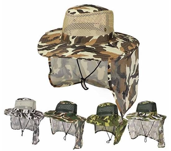 Camo Sun Hat with UPF 50+ Sun Protection – Affordable Compression Socks